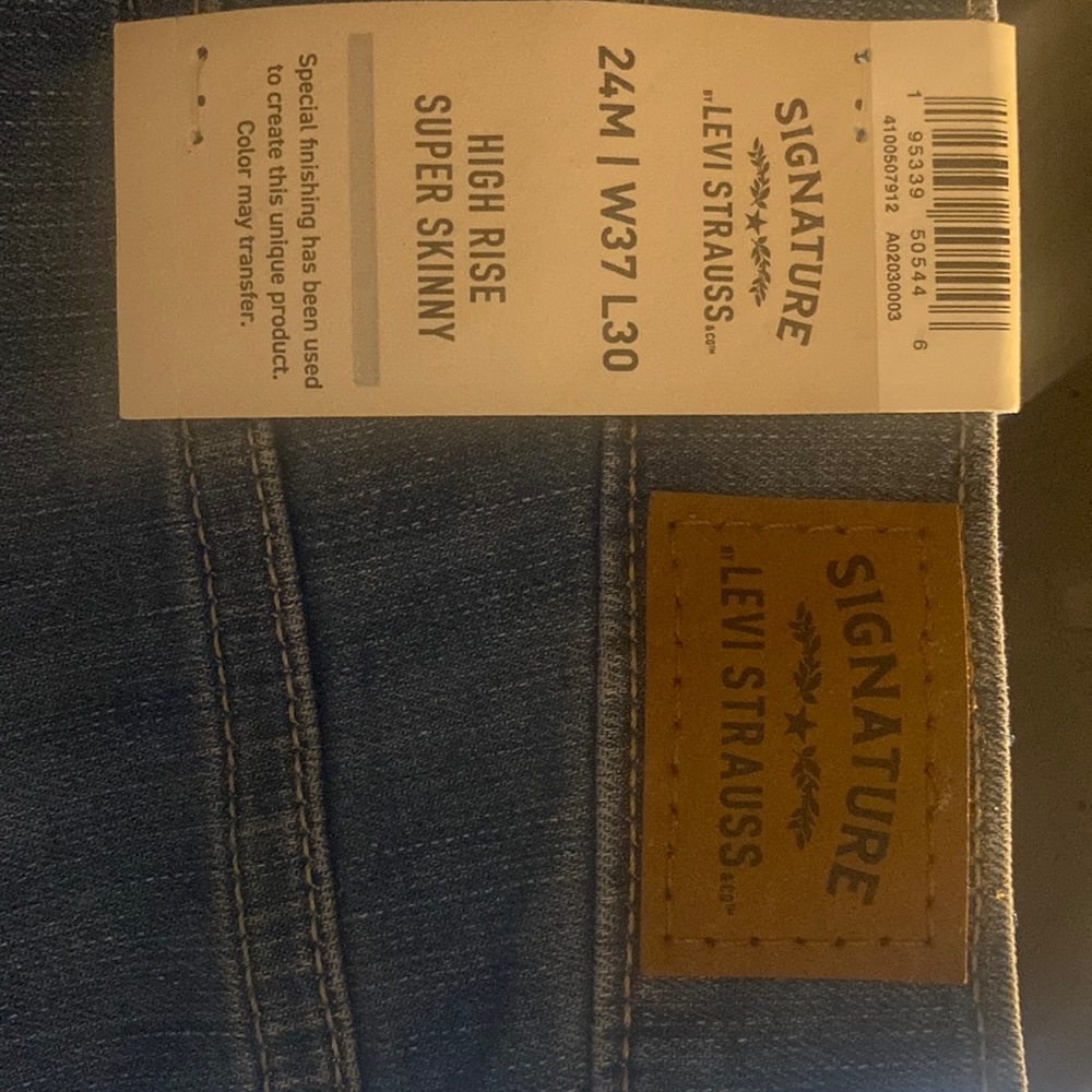 Levi Plus Size 24M Super Skinny Jeans